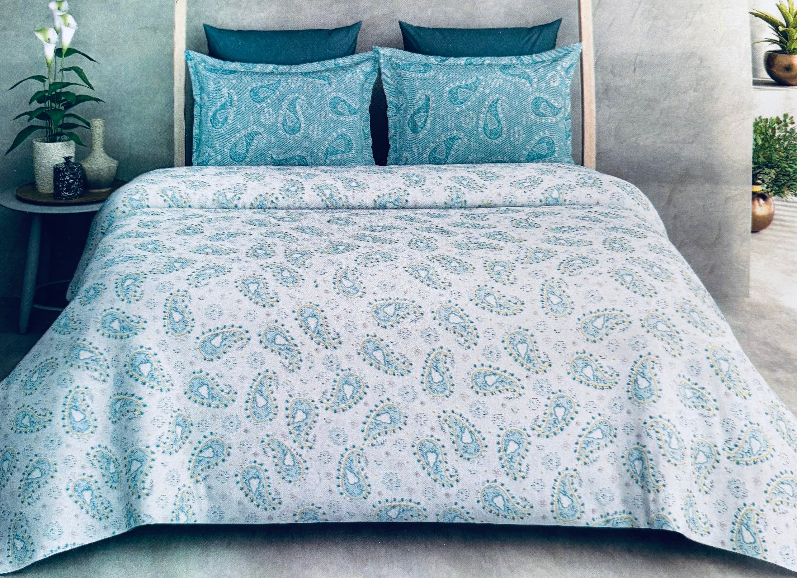 King Size Bedsheet - OFF White VT