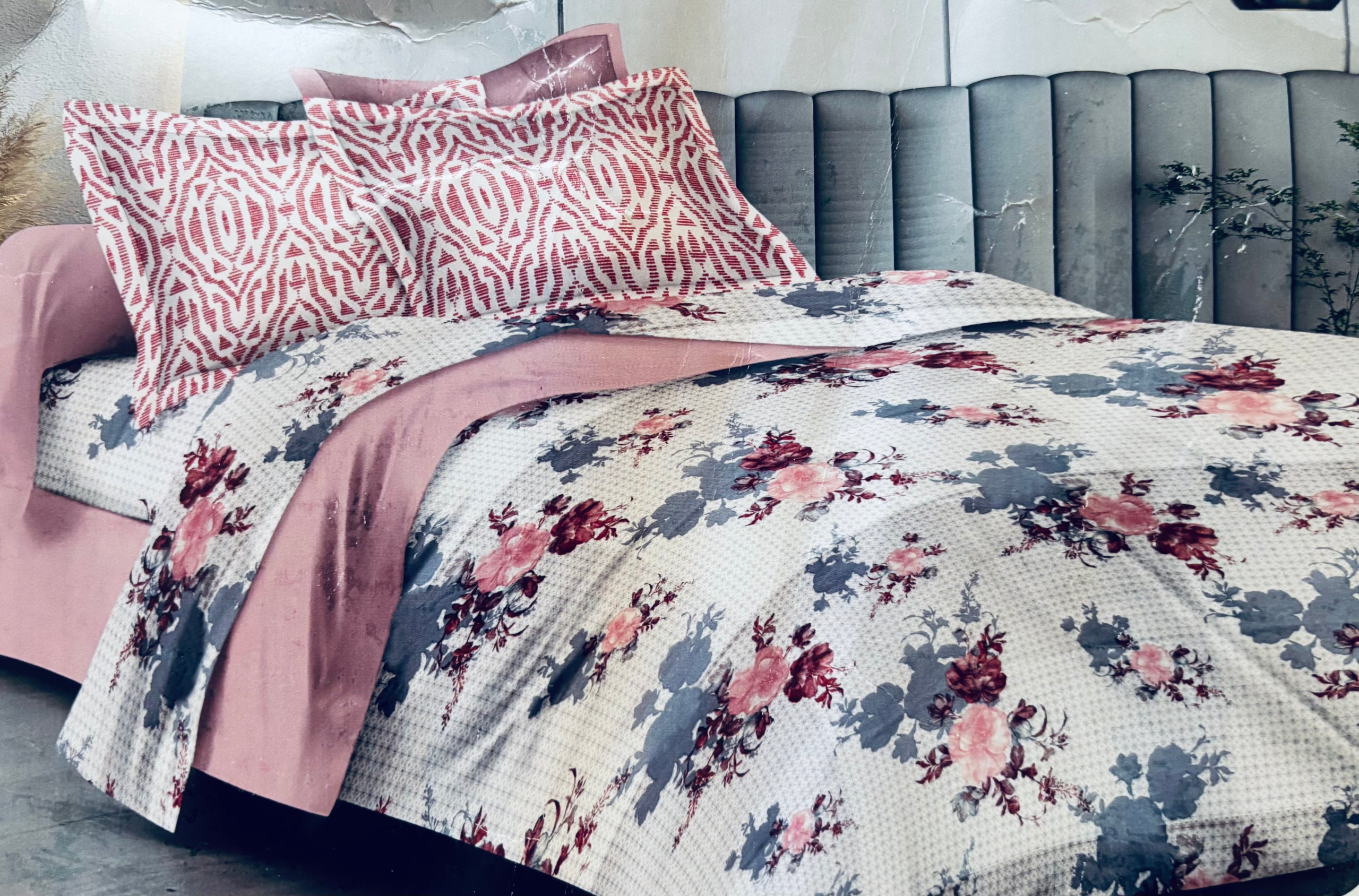 Queen Size Bedsheet - Beige FL