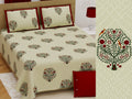 Super King Size Bedsheet - Cream KT