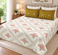 Super King Size Bedsheet - Ivory yellow KD