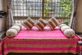 Deewan Cover - Pink Striped