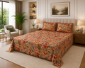 King Size Bedsheet - Orange RM