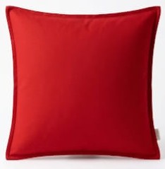 Grey and Orange 16x16 Cushion Cover